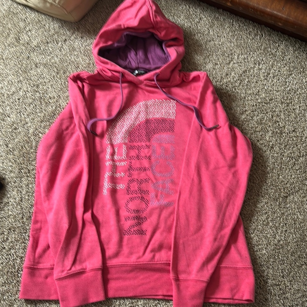 The North Face Pink Hoodie Sweater